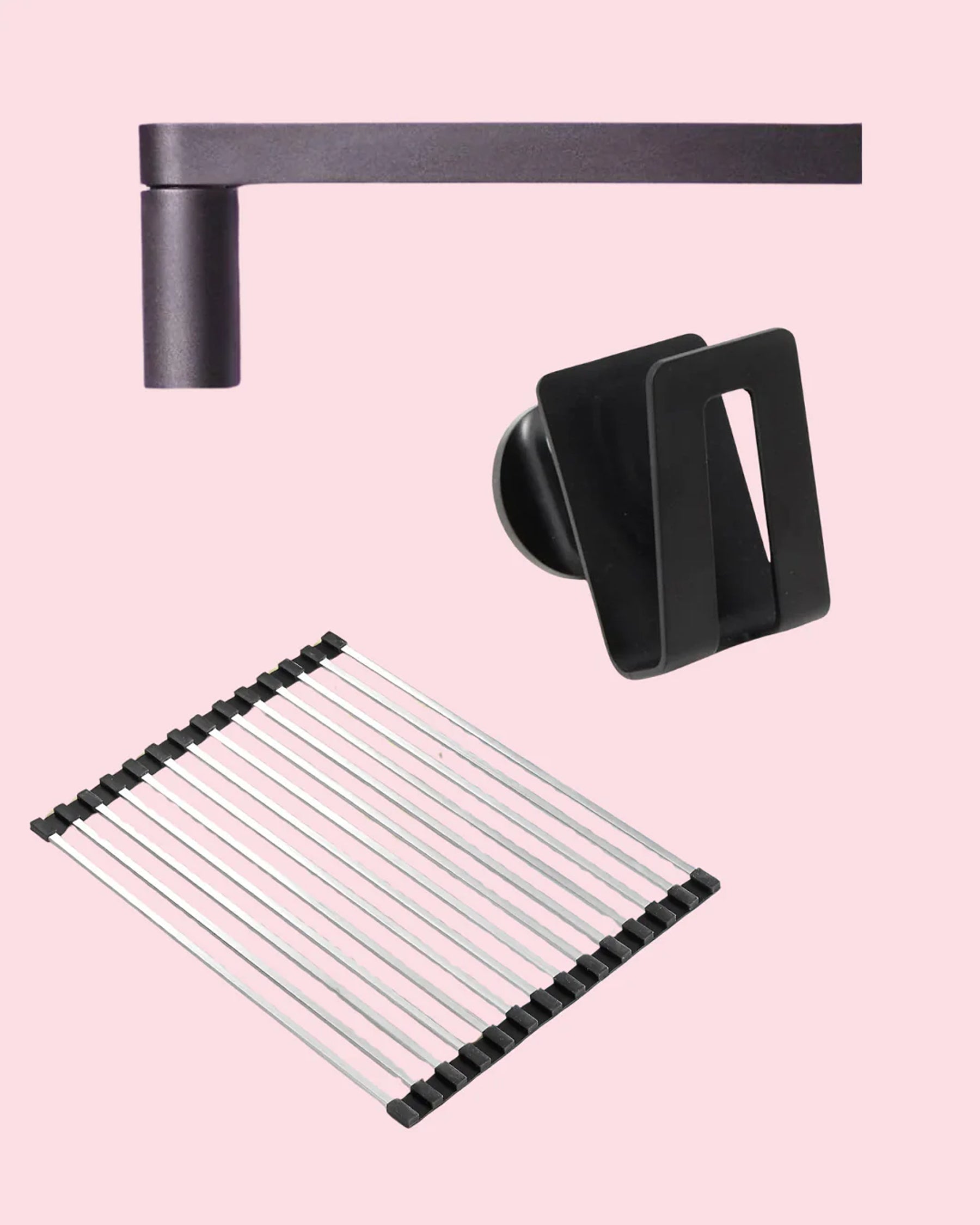 Sink Set – Biocomposite  Dish Cloth and Sponge Holder & Drying Rack